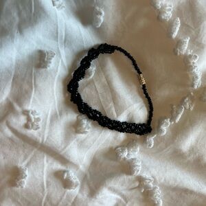 New Black Beaded Bracelet